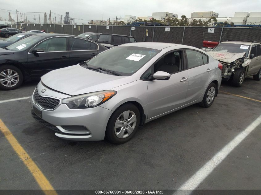 2016 KIA FORTE LX - KNAFK4A62G5610250