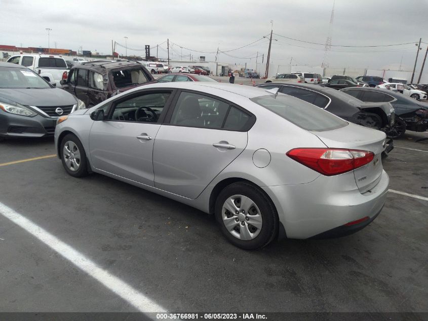 2016 KIA FORTE LX - KNAFK4A62G5610250