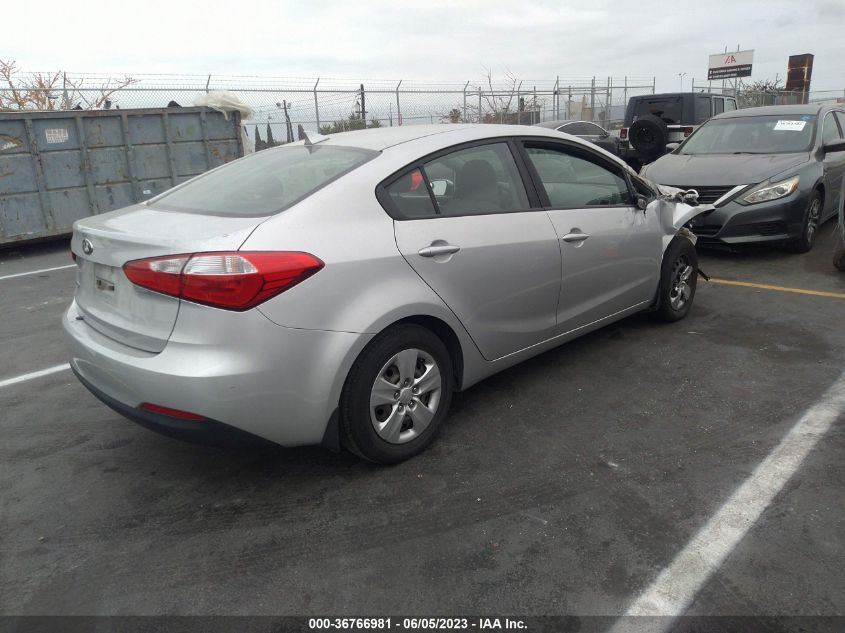 2016 KIA FORTE LX - KNAFK4A62G5610250