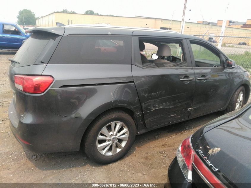 2015 KIA SEDONA LX - KNDMB5C12F6052796