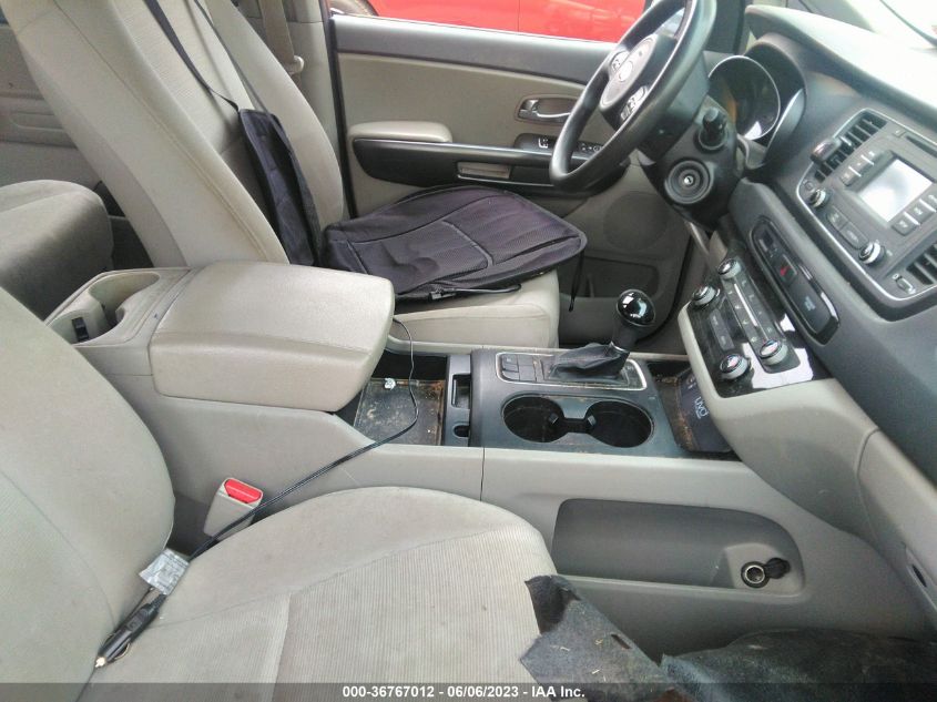 2015 KIA SEDONA LX - KNDMB5C12F6052796
