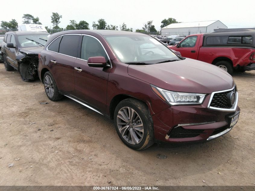 2018 ACURA MDX W/TECHNOLOGY PKG - 5J8YD4H55JL004612