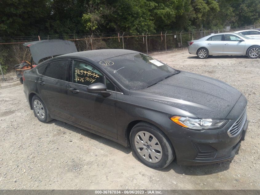 2019 FORD FUSION S - 3FA6P0G70KR276986