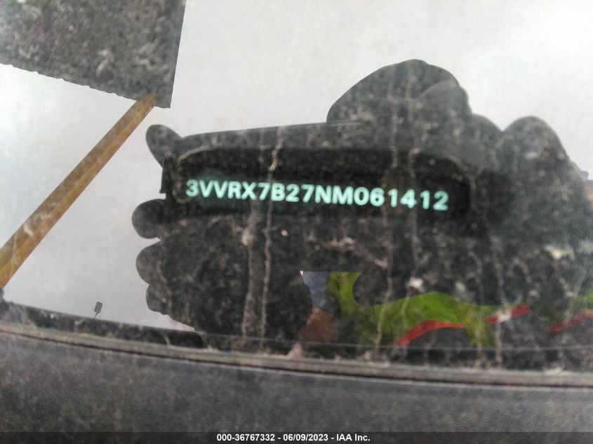 2022 VOLKSWAGEN TAOS SE - 3VVRX7B27NM061412