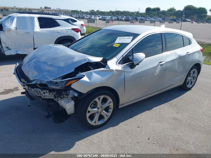VIN 3G1BF6SMXJS614650 2018 CHEVROLET CRUZE PREMIER
