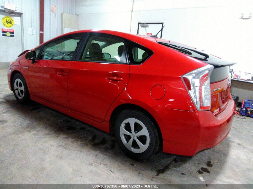 2013 TOYOTA PRIUS ONE/TWO/THREE/FOUR/FIVE - JTDKN3DU0D0340778