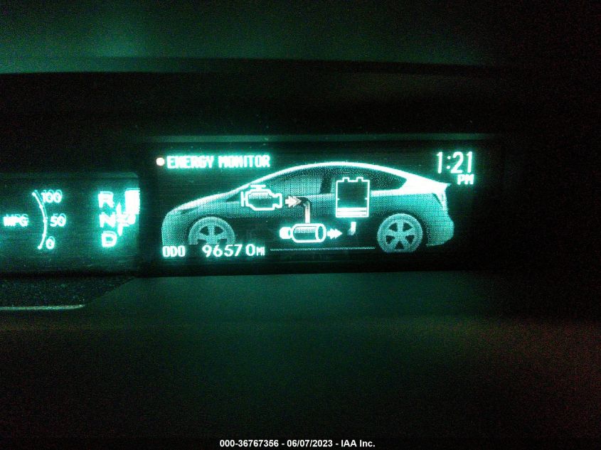 2013 TOYOTA PRIUS ONE/TWO/THREE/FOUR/FIVE - JTDKN3DU0D0340778