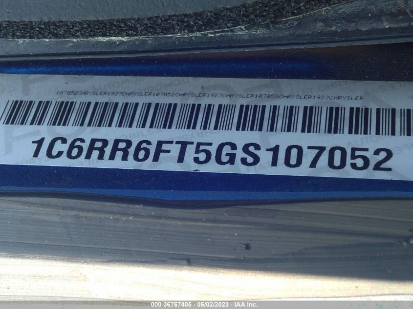 2016 RAM 1500 TRADESMAN - 1C6RR6FT5GS107052