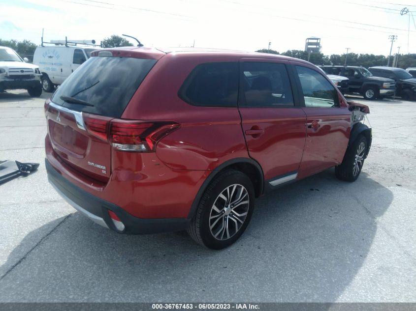 2016 MITSUBISHI OUTLANDER SE/SEL - JA4AZ3A30GZ026859