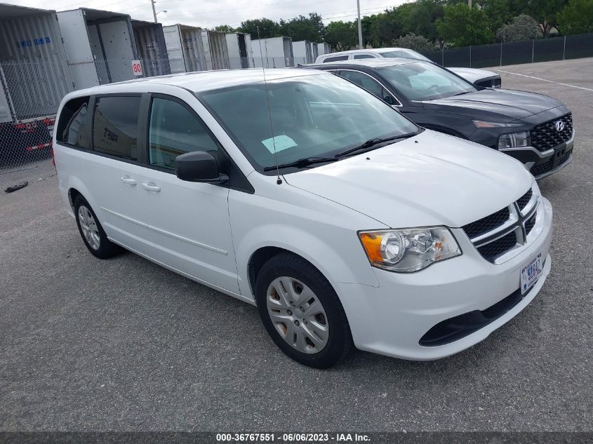 2016 DODGE GRAND CARAVAN SE - 2C4RDGBG3GR114377