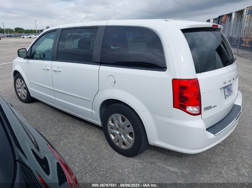 2016 DODGE GRAND CARAVAN SE - 2C4RDGBG3GR114377
