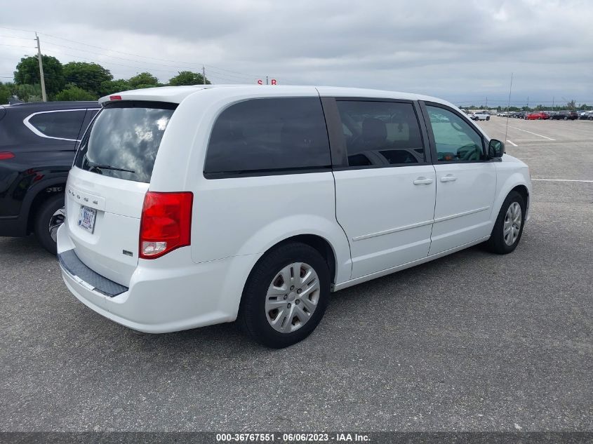 2016 DODGE GRAND CARAVAN SE - 2C4RDGBG3GR114377
