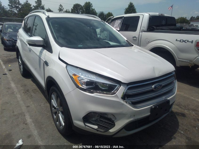 2017 FORD ESCAPE TITANIUM - 1FMCU9JD0HUD99970