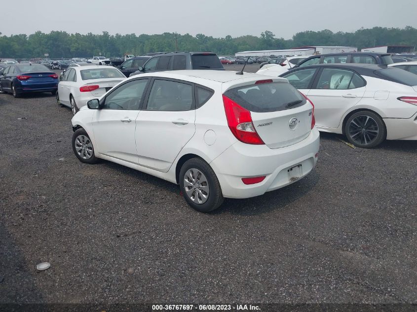 2016 HYUNDAI ACCENT SE - KMHCT5AE5GU261926