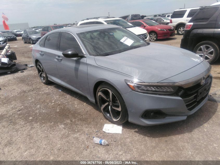 2021 HONDA ACCORD SEDAN SPORT - 1HGCV2F32MA002636