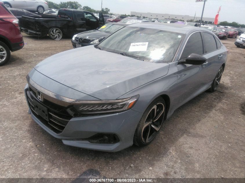 2021 HONDA ACCORD SEDAN SPORT - 1HGCV2F32MA002636