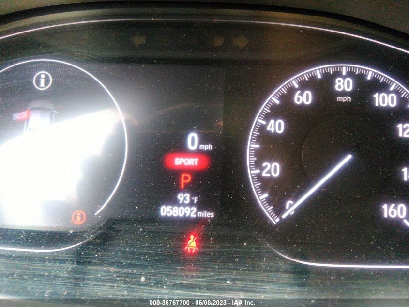 2021 HONDA ACCORD SEDAN SPORT - 1HGCV2F32MA002636