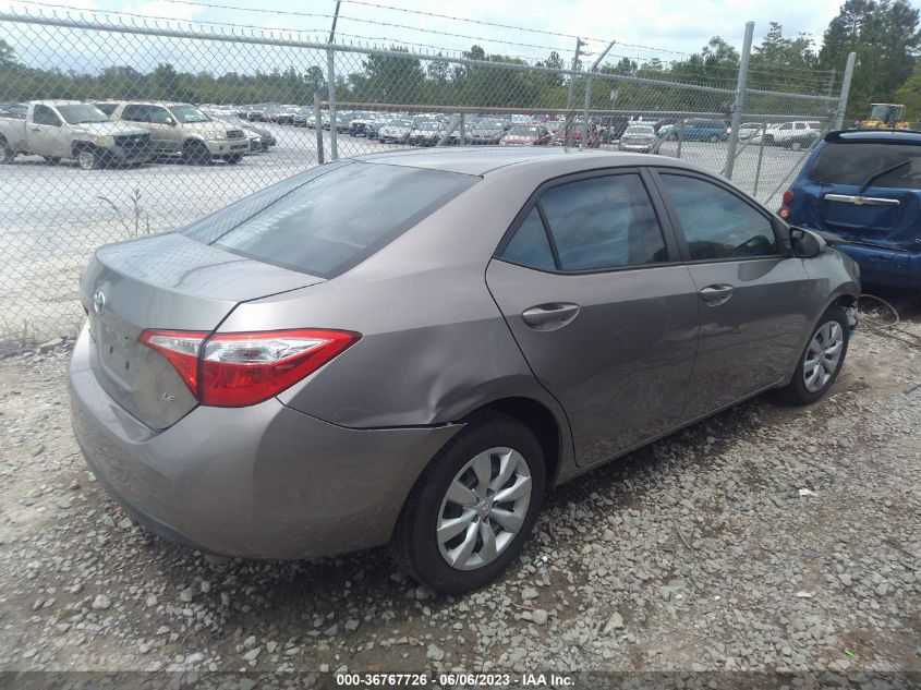 2015 TOYOTA COROLLA L/LE/S/S PLUS/LE PLUS - 5YFBURHE6FP198597