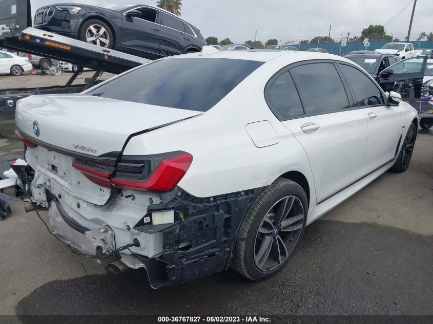 2022 BMW 7 SERIES 745E XDRIVE - WBA7W4C01NCH66910