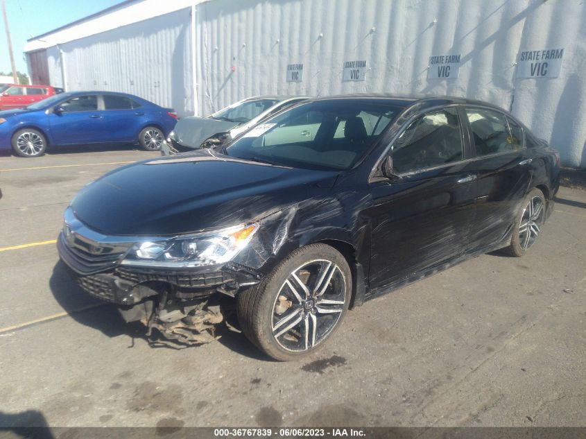 2017 HONDA ACCORD SEDAN SPORT SE - 1HGCR2F1XHA120118