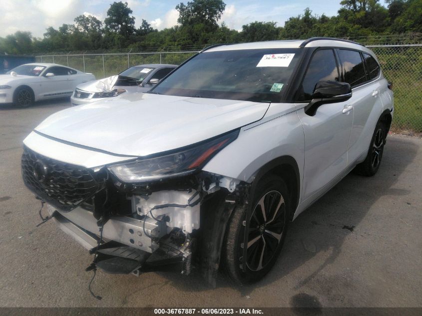 2022 TOYOTA HIGHLANDER XSE - 5TDLZRAH9NS105071