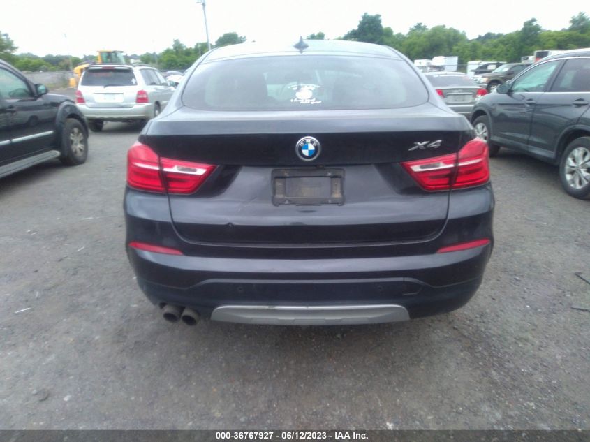 2016 BMW X4 XDRIVE28I - 5UXXW3C59G0R20465
