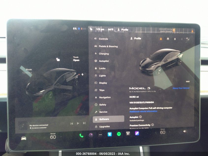2020 TESLA MODEL 3 - 5YJ3E1EA7LF808454