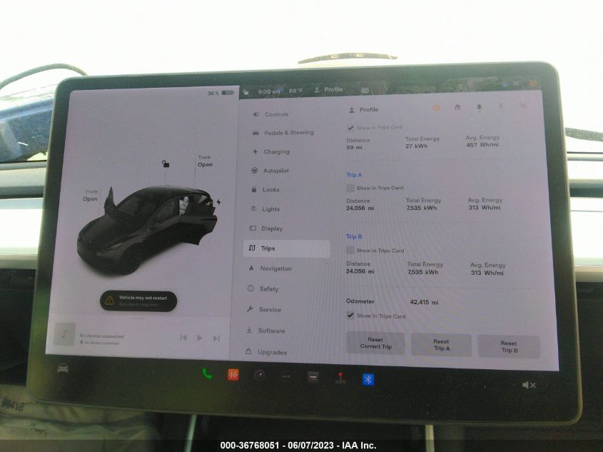 2021 TESLA MODEL Y LONG RANGE - 5YJYGDEE1MF066820