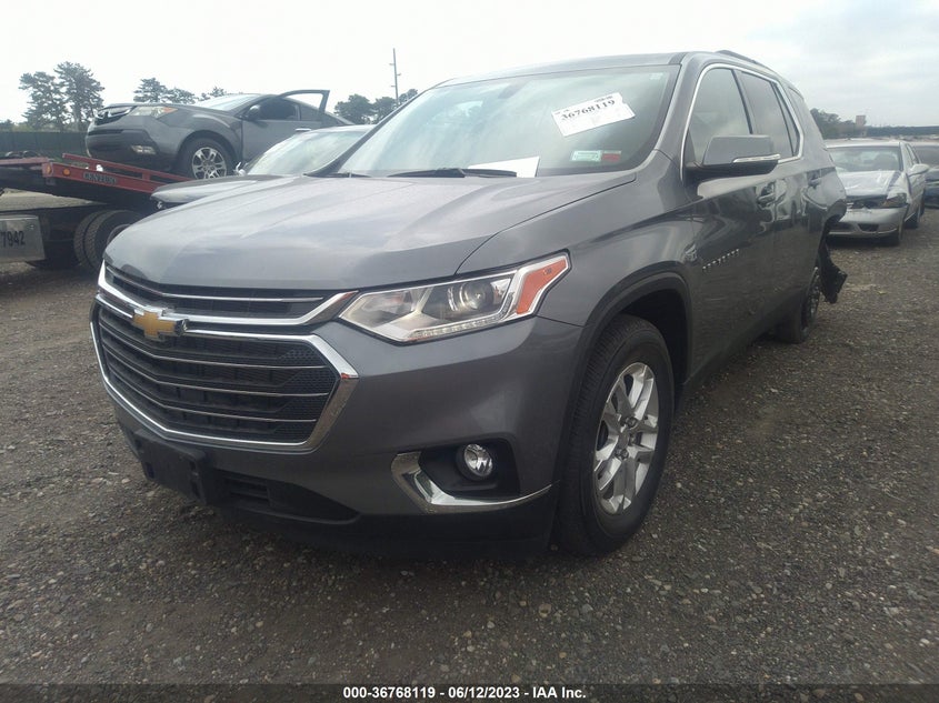 VIN 1GNEVGKW4MJ194511 2021 CHEVROLET TRAVERSE LT CLOTH