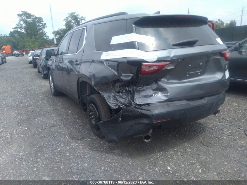 VIN 1GNEVGKW4MJ194511 2021 CHEVROLET TRAVERSE LT CLOTH