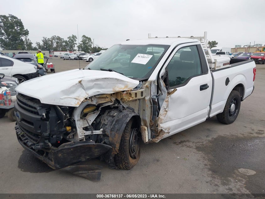VIN 1FTMF1CB4JKF22705 2018 FORD F-150 XL/XLT
