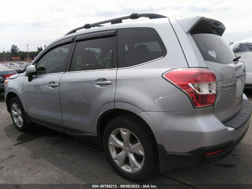 2016 SUBARU FORESTER 2.5I LIMITED - JF2SJAHC8GH502732