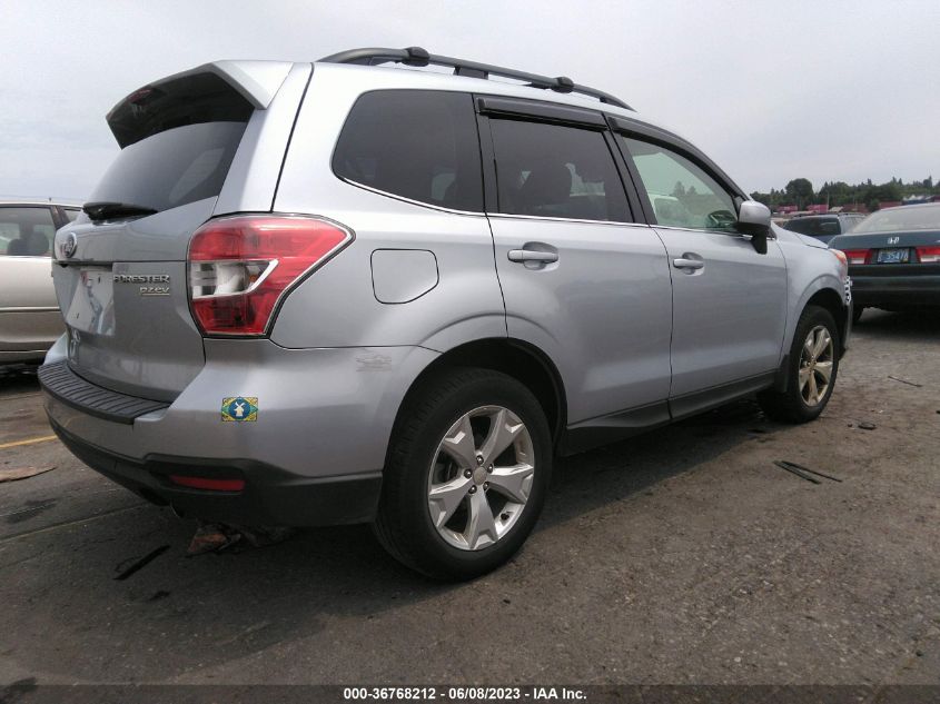 2016 SUBARU FORESTER 2.5I LIMITED - JF2SJAHC8GH502732
