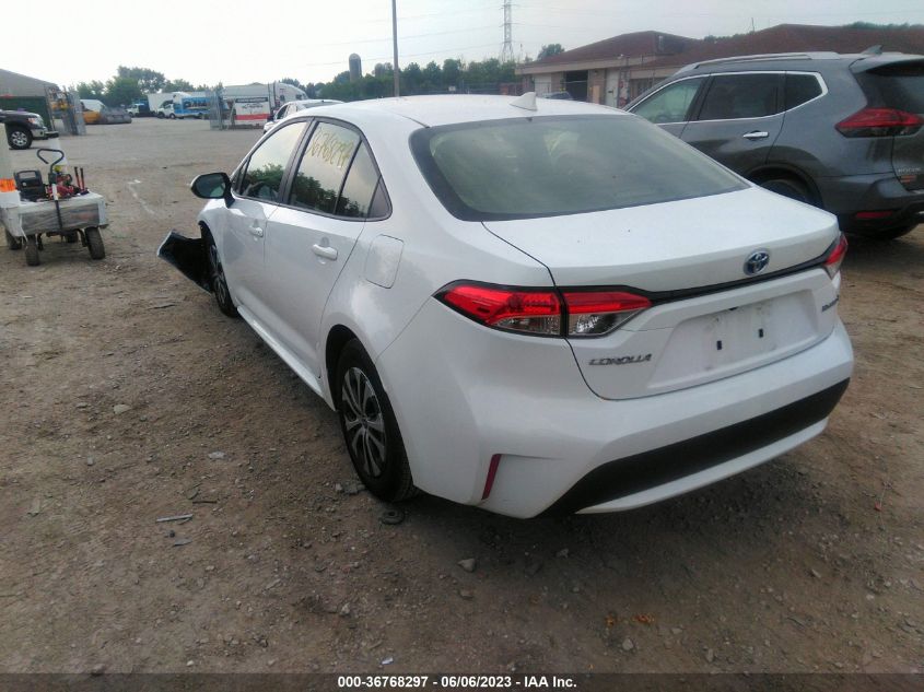 2022 TOYOTA COROLLA HYBRID LE - JTDEAMDE6NJ052900