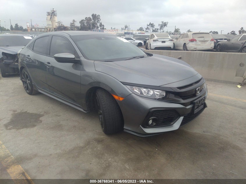 VIN SHHFK7H47KU423830 2019 HONDA CIVIC HATCHBACK SPORT