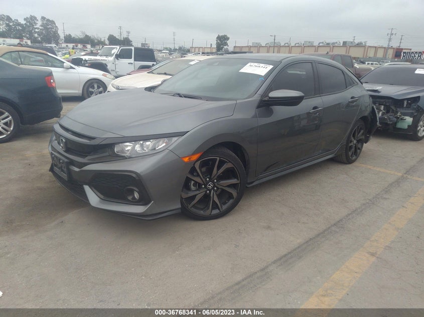 VIN SHHFK7H47KU423830 2019 HONDA CIVIC HATCHBACK SPORT