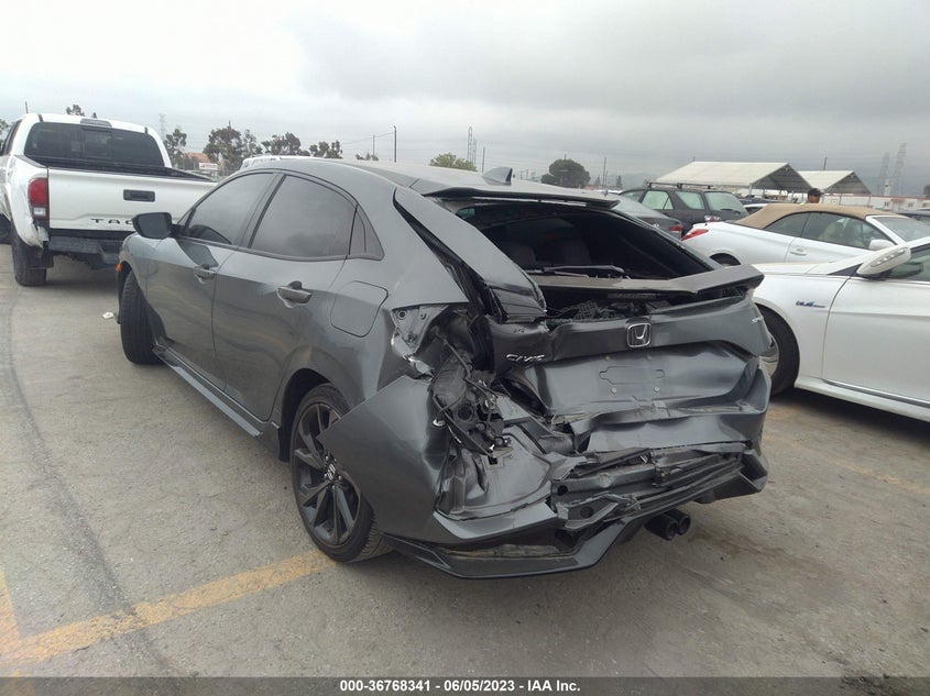 VIN SHHFK7H47KU423830 2019 HONDA CIVIC HATCHBACK SPORT