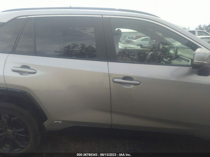 2022 TOYOTA RAV4 HYBRID SE - 4T3T6RFV2NU098521