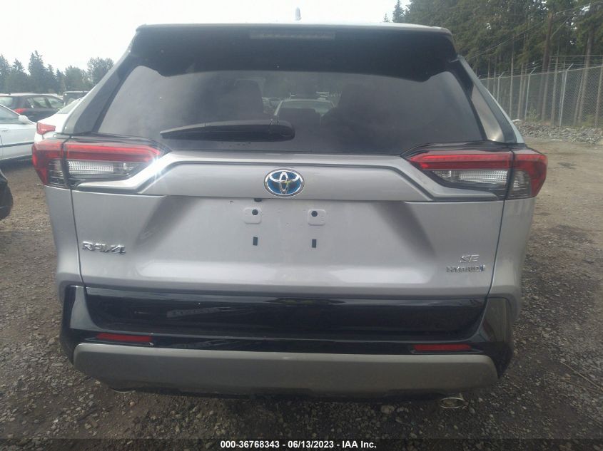 2022 TOYOTA RAV4 HYBRID SE - 4T3T6RFV2NU098521