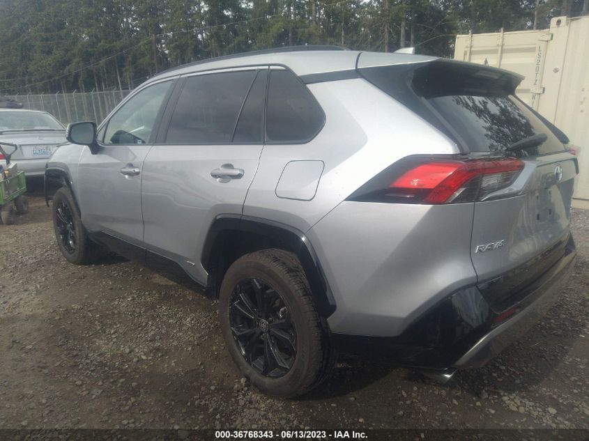2022 TOYOTA RAV4 HYBRID SE - 4T3T6RFV2NU098521