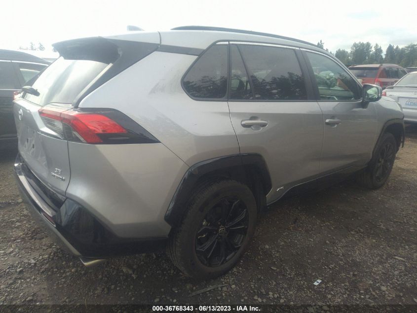 2022 TOYOTA RAV4 HYBRID SE - 4T3T6RFV2NU098521