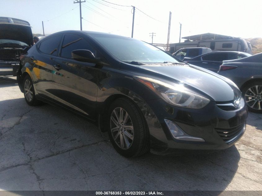 2016 HYUNDAI ELANTRA SE - 5NPDH4AE3GH706453