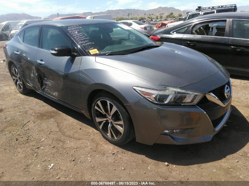 2018 NISSAN MAXIMA SV - 1N4AA6APXJC387386
