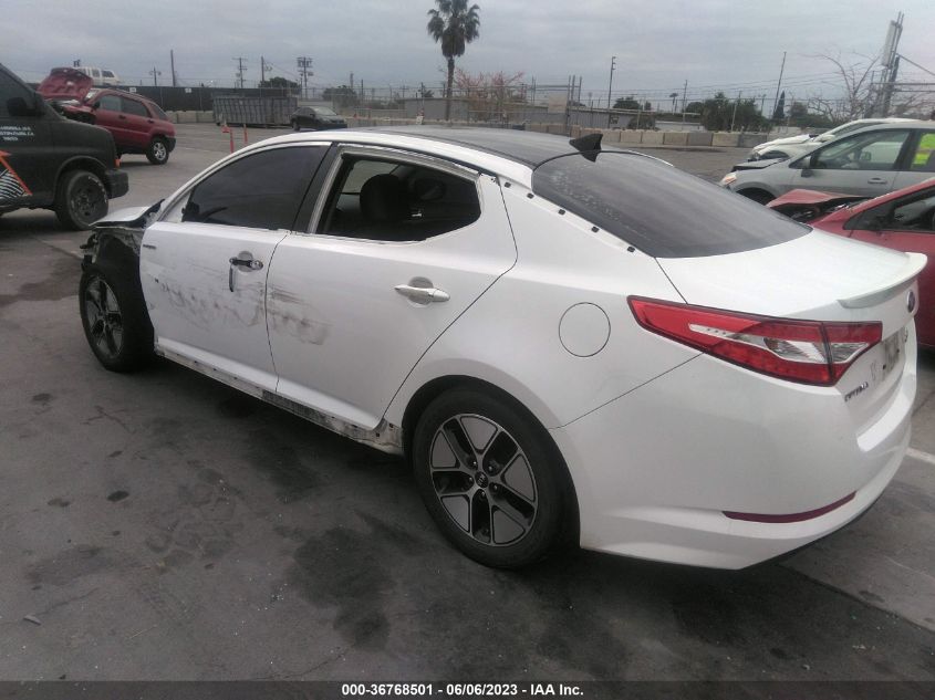 2013 KIA OPTIMA HYBRID EX - KNAGM4AD4D5050966