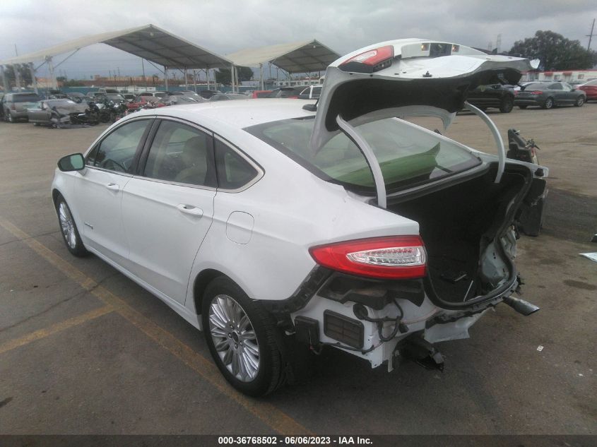 2015 FORD FUSION SE HYBRID - 3FA6P0LU0FR151326