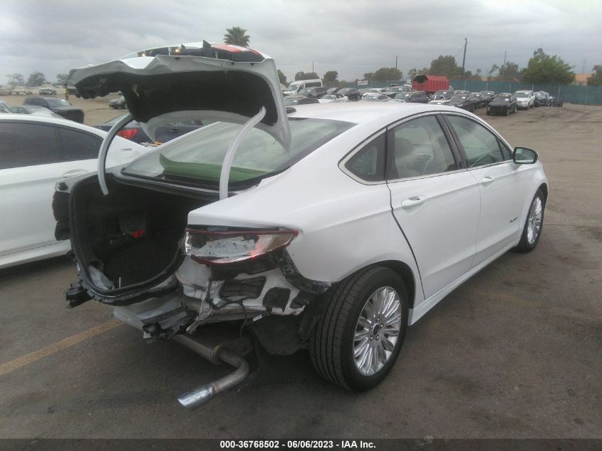 2015 FORD FUSION SE HYBRID - 3FA6P0LU0FR151326