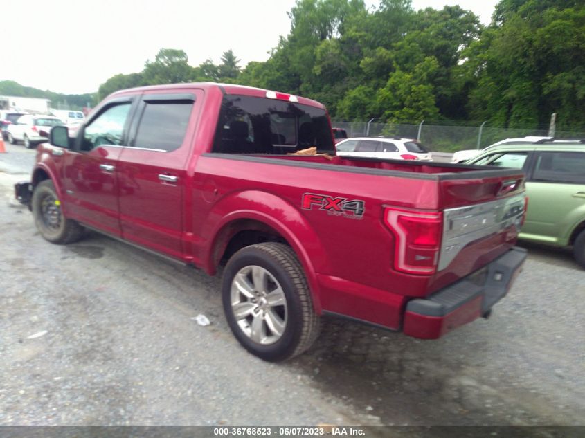 2016 FORD F-150 XLT/XL/LARIAT/PLATINUM - 1FTEW1EG3GFA60698