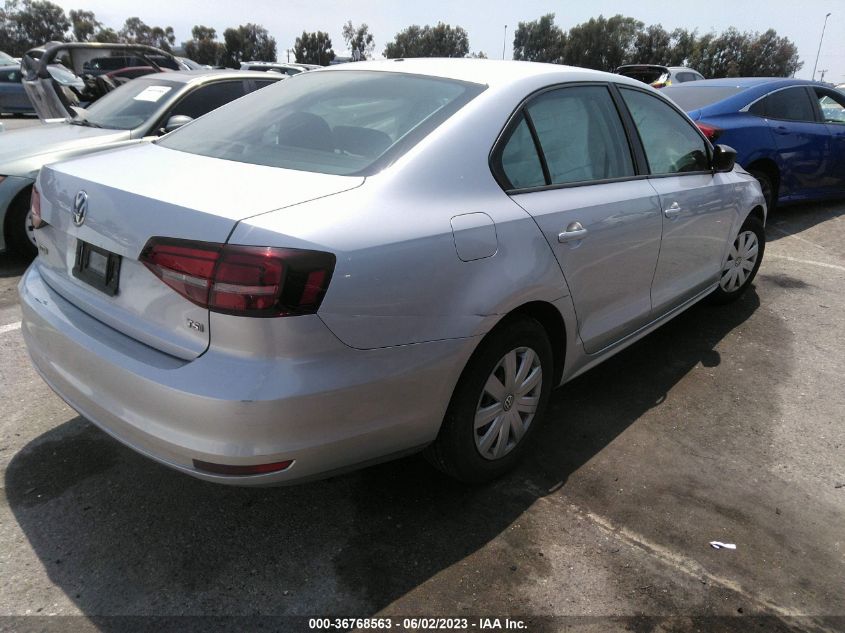 2016 VOLKSWAGEN JETTA SEDAN 1.4T S - 3VW267AJ2GM271654