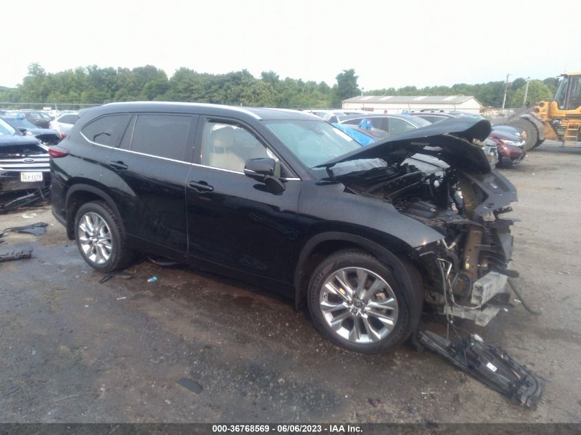 2021 TOYOTA HIGHLANDER LIMITED - 5TDDZRBH9MS075250