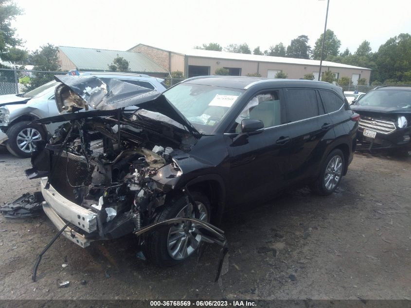 2021 TOYOTA HIGHLANDER LIMITED - 5TDDZRBH9MS075250